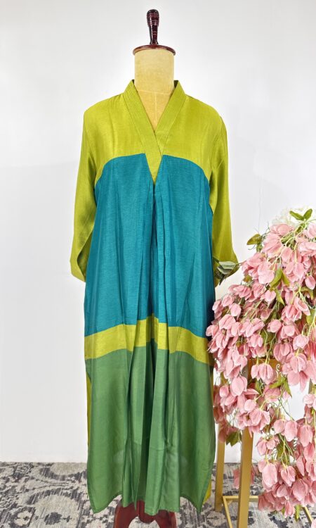 Green colour 3D kurta