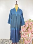 Blue colour 3D kurta