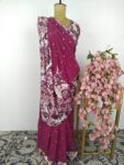 Wine Parsi saree