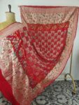 Red colour bandhani dupatta