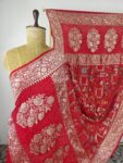 Red colour bandhani dupatta