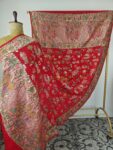 Red colour ramayan concept dupatta