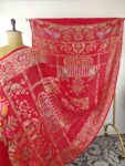 Red colour bandhani dupatta