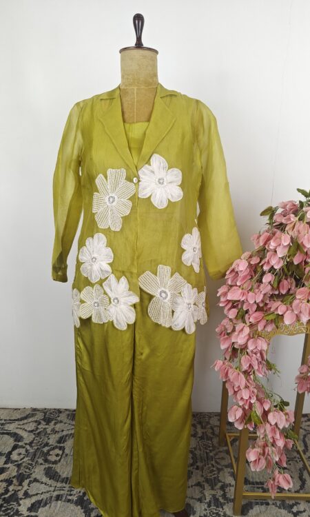 Neon green co-ord set