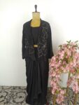 Black indo western set