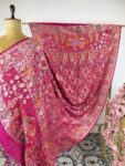 Pink colour ladoo Gopal bandhani dupatta