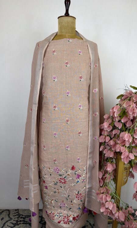 Linen unstitched suit