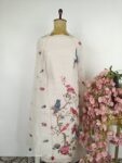 Chanderi unstitched suit
