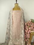 Organza Unstitched suit