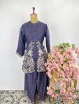 Navy blue colour cord set
