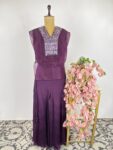 Wine colour cord set