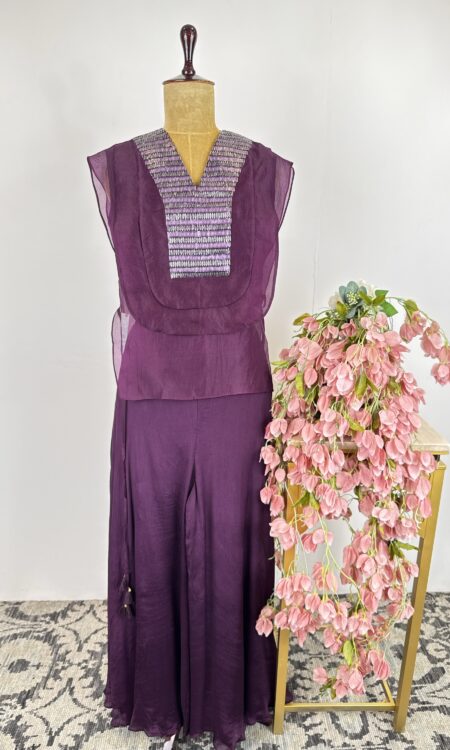 Wine colour cord set
