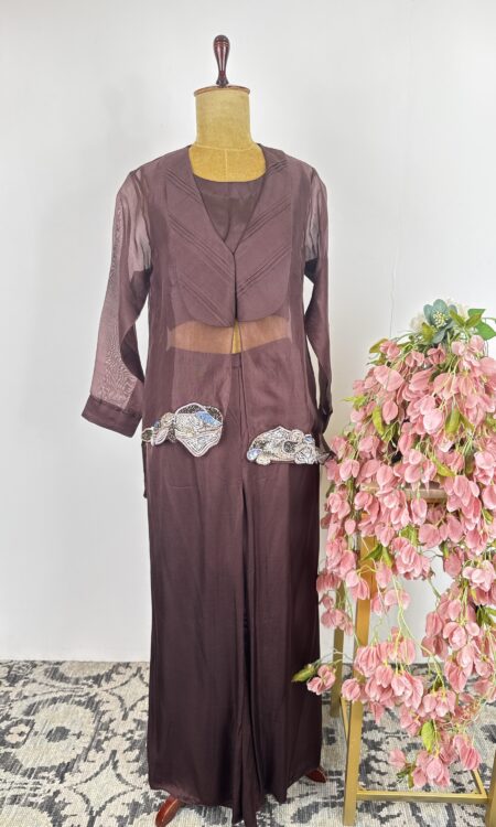 Brown colour cord set