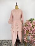 Powder pink colour cord set