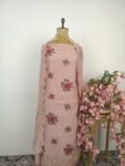 Rose pink unstitched suit