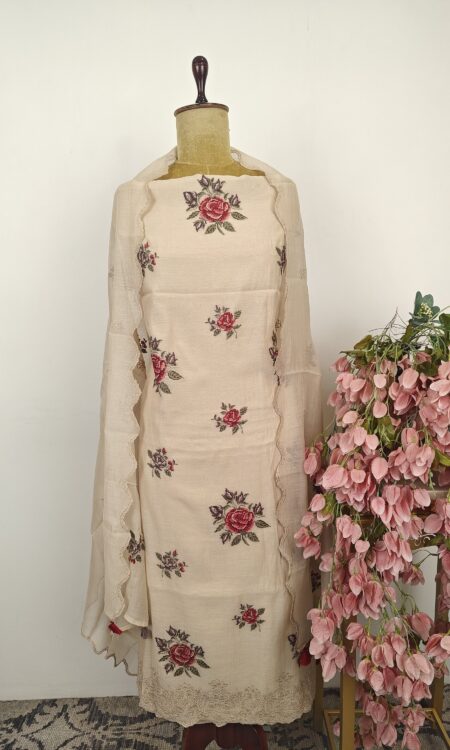 Beige Unstitched suit