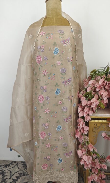 Beige Unstitched suit