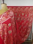 Red bandhani dupatta
