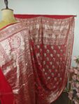 Red bandhani dupatta