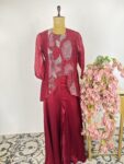 Maroon colour cord set