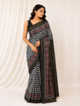 Black colour patola saree