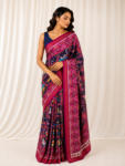 Pink colour Patola saree