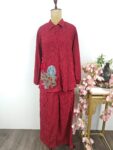 Maroon co-ord set