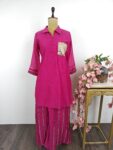 Hot pink colour cord set