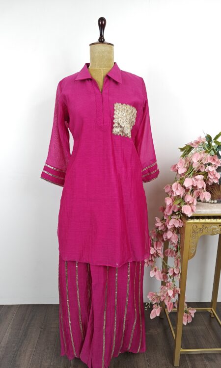 Hot pink colour cord set