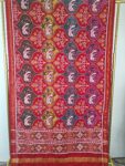 Red colour double Ikkat duppatta