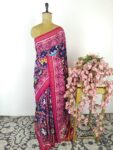 Pink colour Patola saree
