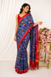 Blue colour patola saree