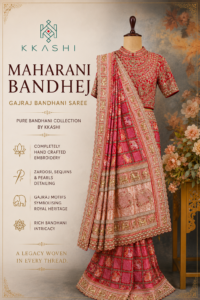 KKASHI Heritage Sale: Final Day to Shop Selected Bandhani & Parsigara Sarees