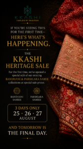 Maharani Bandhej | Pure Bandhani Sarees & Embroidered Dupattas by KKASHI