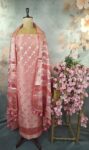 Dusty rose pink unstitched tissue suit