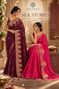 HIRANYA SHREE — Pure Kanjivaram Silk Sarees with Embroidered Borders | KKASHI