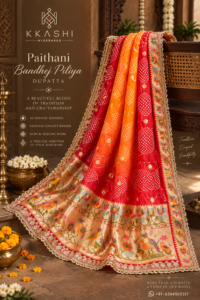 NEW ARRIVALS | Handcrafted Bandhani Dupattas & Pīliyas with Zardosi, Sequins & Thread Embroidery