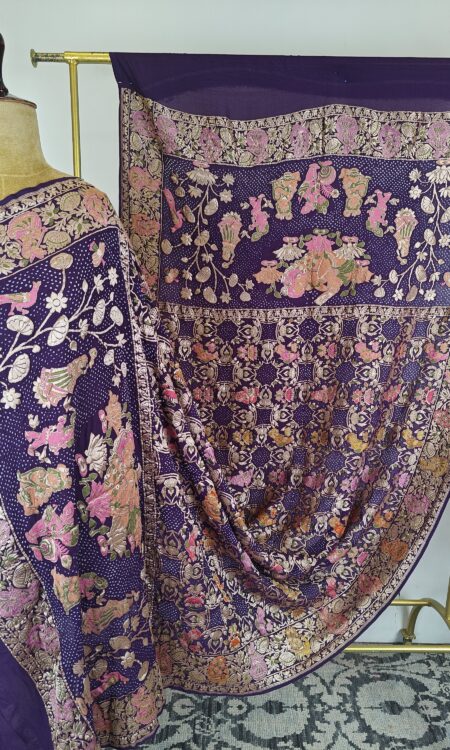Violet Ladoo Gopal Dupatta