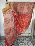 Piliya Bandhani Dupatta with Ramayan Concept