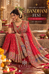 Violet Parsi Gara Saree in Georgette with Embellished Corset Blouse | KKASHI